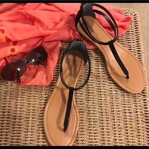 Style & Co Black BRINNA Sandals - Metallic